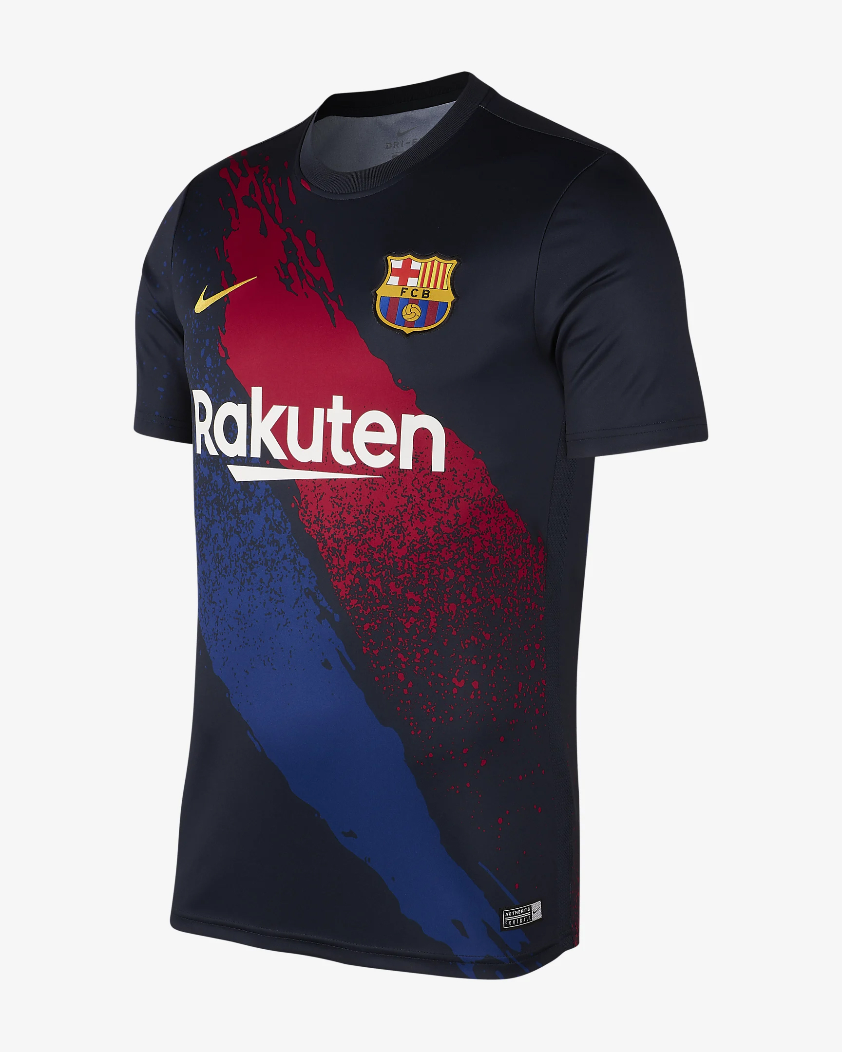 camiseta calentamiento barça